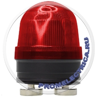 SL70B2M-R-24V Красный проблесковый маячок на магните, 24 Вольта + сирена 80 дБ SL70B2M-024-R