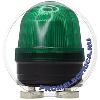 SL70B2M-G-12V Зеленый проблесковый маячок на магните, 12 Вольт + сирена 80 дБ SL70B2M-012-G