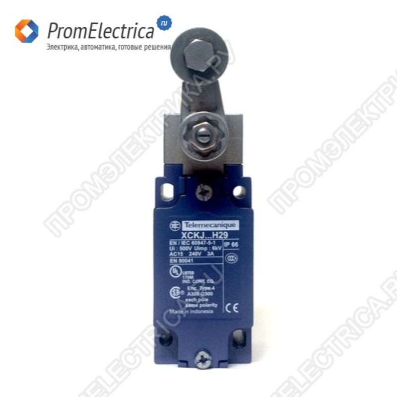 XCKJ50511H29 Концевой выключатель рычаг ролик NC+NO Schneider Electric