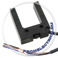 E3Z-G62-M3J Фотоэлектрический датчик вилочный E3ZG, ИК-свет, 25мм, NPN, кабель с разъёмом M8 4-pin 0,3 м