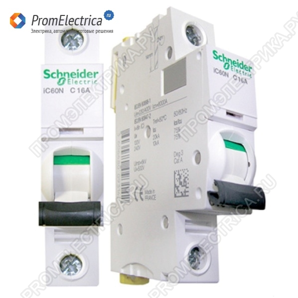 A9K24116 Автоматический выключатель 16 Ампер, кривая C, Acti9, Schneider Electric