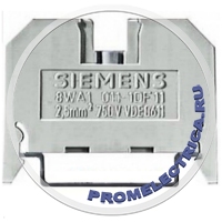 8WA1011-1DF11 Клемма термопластиковая размер 6мм SZ 2.5мм винтовое подсоединение бежевая Siemens