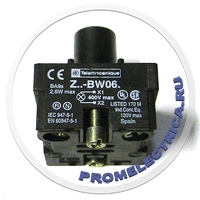 Z-BW06 Telemecanique Блок с подсветкой для кнопки/переключателя 22мм