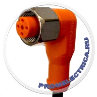 EVM005 Угловой разъем М12, 4PIN, кабель 5м ADOAH040VAS0005H04 Ifm Electronic
