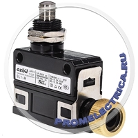 SL1-H Концевой выключатель кнопочный плунжер, NO/NC, 250VAC 5A; IP67, -10÷70°C
