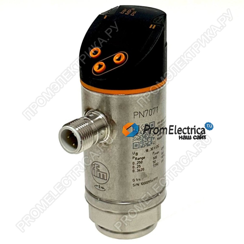 PN7071 Датчик давления с дисплеем 0...250 bar PN-250-SER14-QFRKG/US/ /V Ifm Electronic