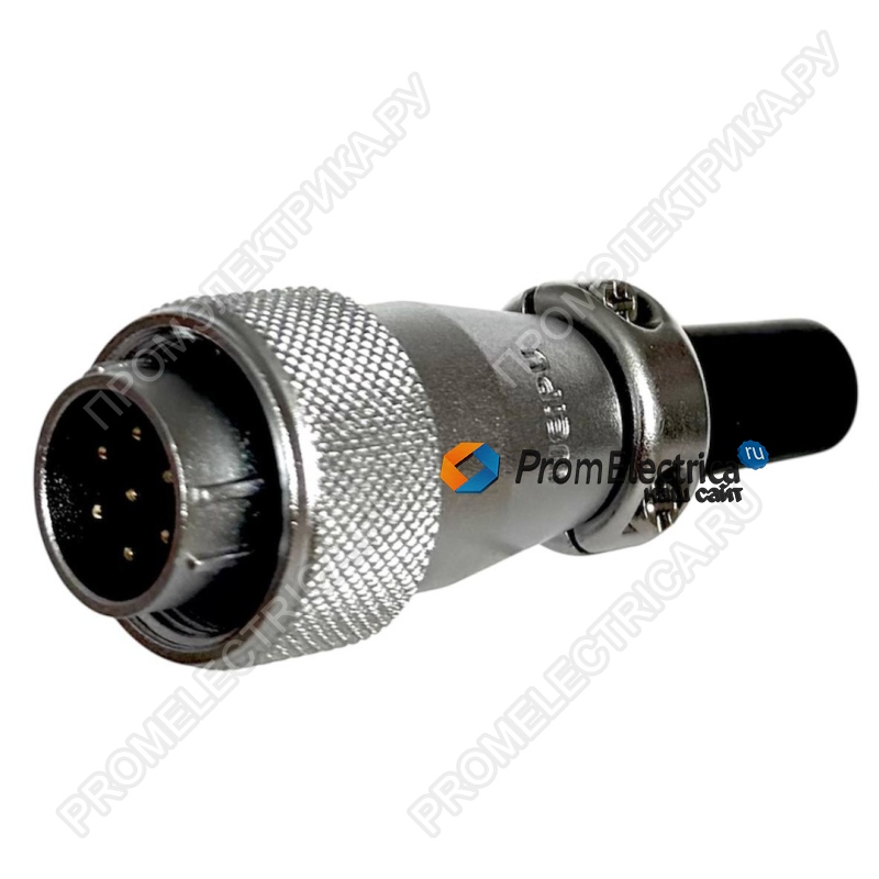 Разъем WEIPU 7PIN папа хвост ПВХ , пайка