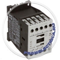 DILM9-01(24VDC) Контактор 9 А, управляющее напряжение 24В (DС), 1НЗ доп. контакт, категория применения AC-3, AC-4