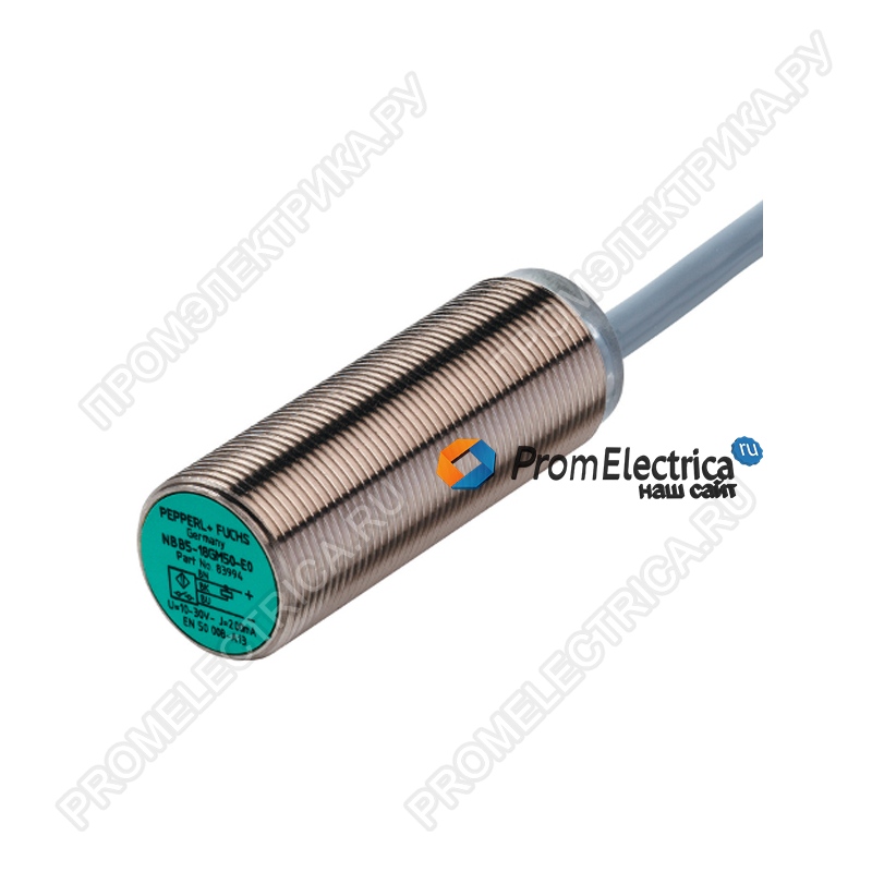 NBB8-18GM50-E2-3G-3D-5M Индуктивный датчик М18, 8мм, PNP NO, кабель 5м