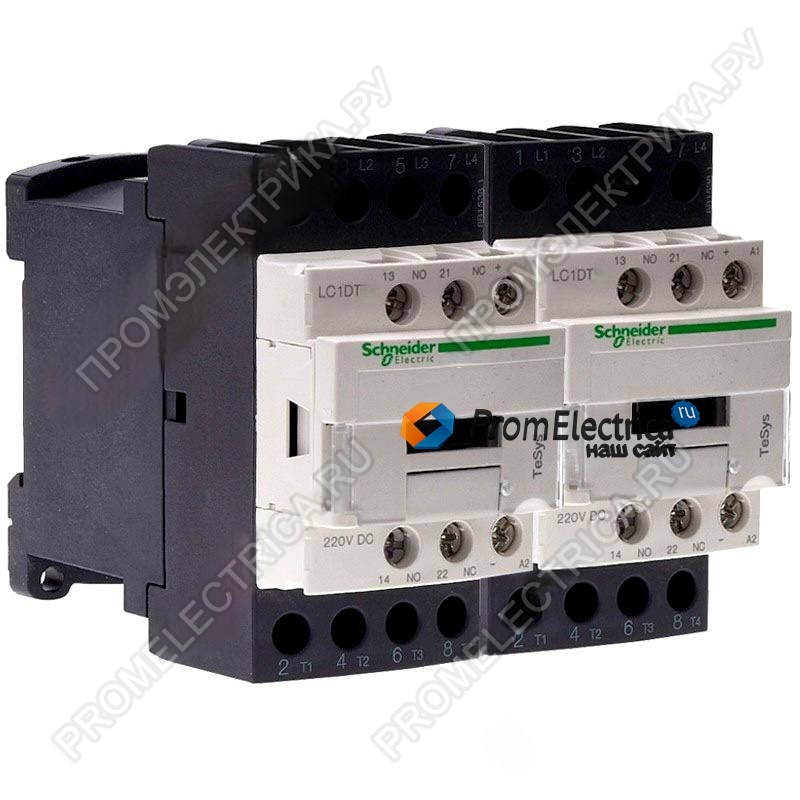LC2DT60AP7 Контактор 4 полюсный 2NO+2NC, 60А, 220VAC