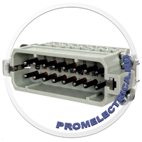 09200162613 Разъем: HAN; папа; Han A; PIN: 16; контакты 17-32