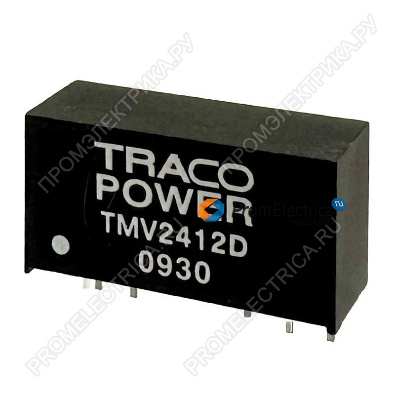 TMV2412D, DC/DC Преобразователь, 1Вт, вход 21.6-26.4В, выход 12,-12В/40мА Traco Power