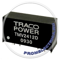 TMV2412D, DC/DC Преобразователь, 1Вт, вход 21.6-26.4В, выход 12,-12В/40мА Traco Power