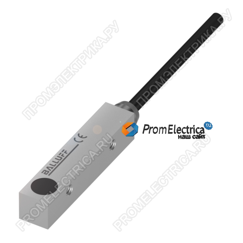 BES01TT BES Q08ZC-PSC20B-BP06 Индуктивный датчик 44x8x8 мм.. дист. 2 мм., PNP NO, кабель 6 м.
