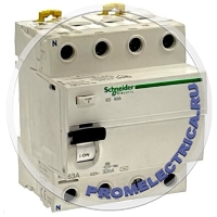 A9R41463 Дифференциальный выключатель нагрузки iID 4P 63A 30мА AC-ТИП Schneider Electric