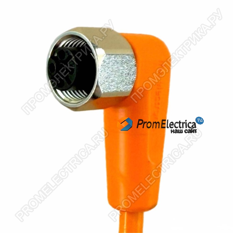 EVT006 Прямой разъем M12, 5PIN, гнездо мама, A coded, кабель 25 метров
