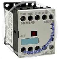 3RH1140-1JB40 Вспомогательный контактор, 3НО+1НЗ, 24VDC, винтовые клеммы