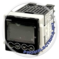E5CN-HC2M-500 Цифровой регулятор процесса, 48х48 мм, универсальный вход (термопара, термосопротивление, унифицированный аналоговый сигнал), управляющий выход: ток 4