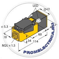 1535559 NI25-CP40-LIU/S968 Индуктивный датчик