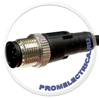 S-GP-5M-B-RJ45 Прямой разъем M12, 8PIN, штеккер папа, кабель 5 метра, разъем RJ-45