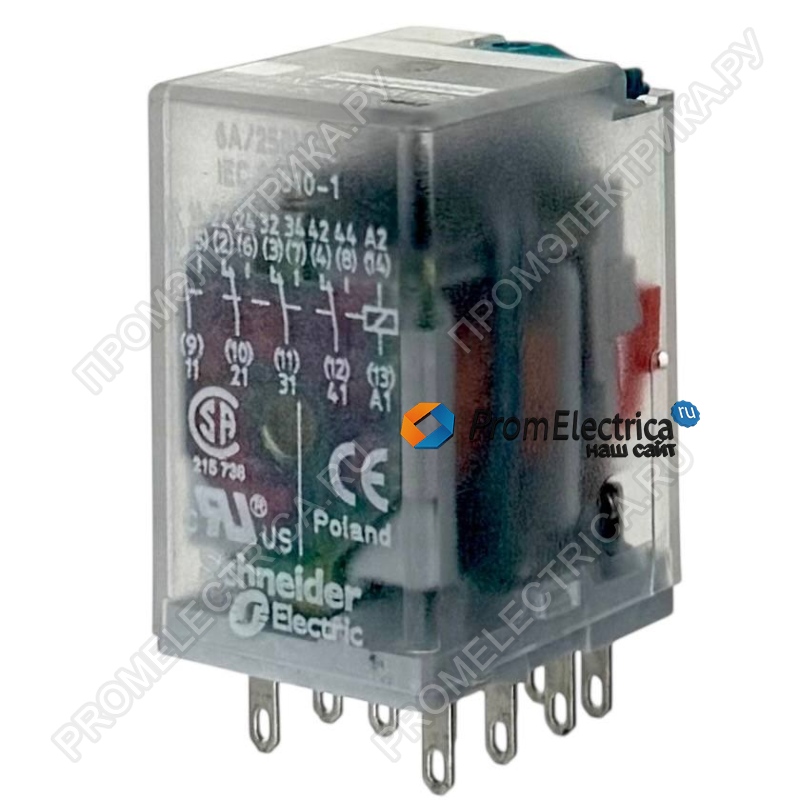 RXL4A06B1BD миниатюрное реле 24 V DC - 4OC