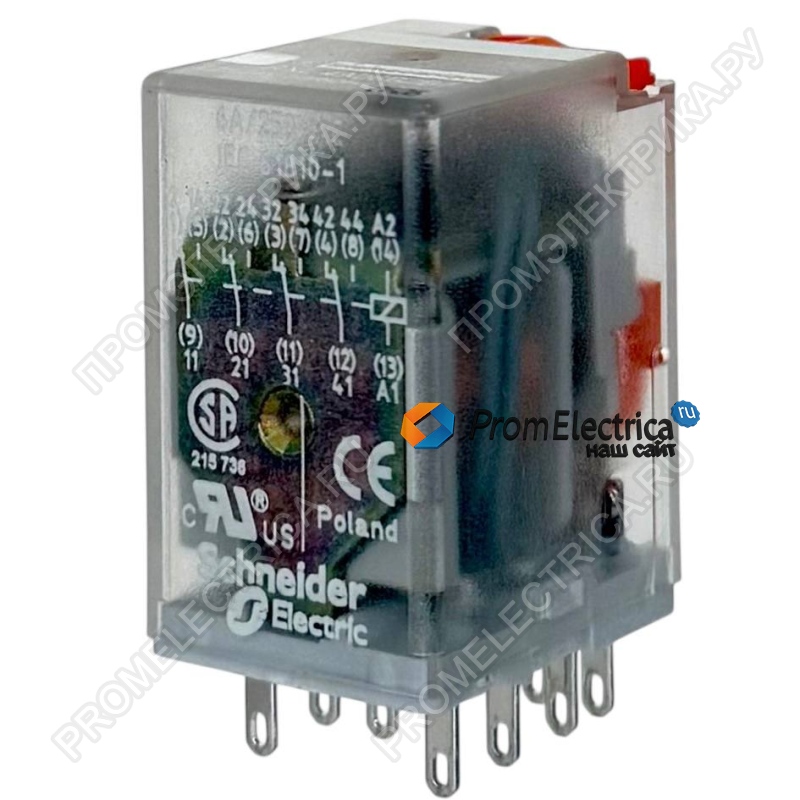 RXL4A06B2B7 миниатюрное реле 24 V AC - 4OC