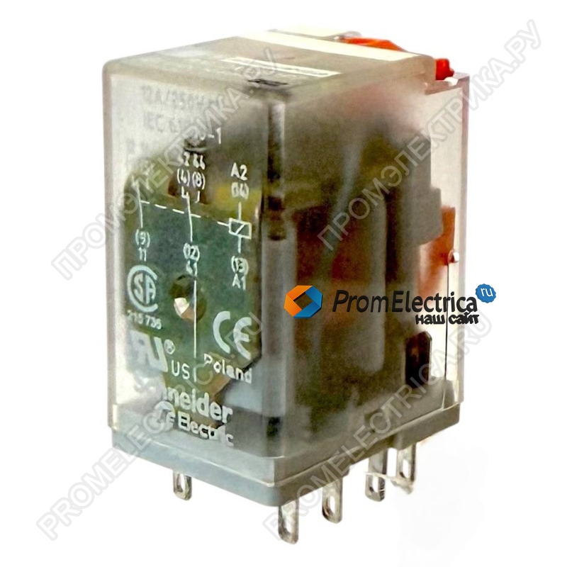 RXL2A12B1P7 Миниатюрное реле 230 V AC - 2OC