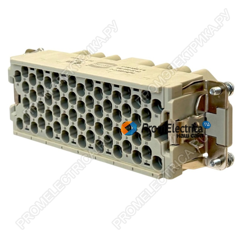 09320643101 Разъем для тяжелых условий, Han EEE, Insert, 64+PE Contacts, 24B, Гнездо