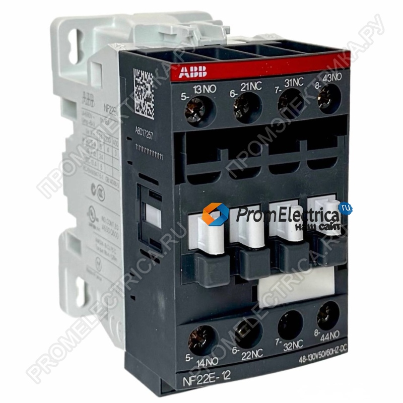 1SBH137001R1222 Реле контакторное ABB NF22E 4P 3А 48-130В AC/DC