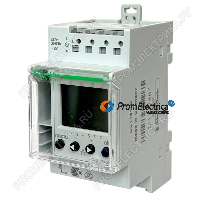 CCT15400 Реле времени электронное IHP 1C 24Ч + 7 дней 1 канал