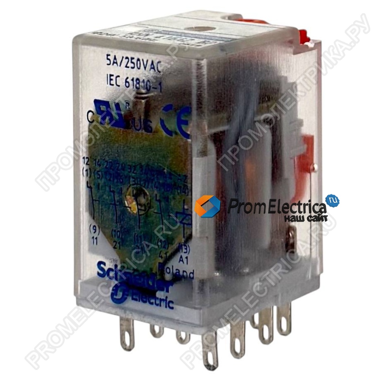 RXN41G12B7 Миниатюрное реле 24VAC -4OC