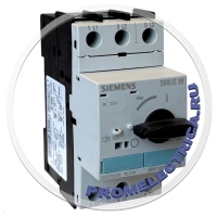 3RV1321-4DC10 типоразмера S0, на токи до 25 А, для защиты от коротких замыканий пусковых сборок мощностью 11 кВт 3RV1321-4DC10 типоразмера S0, на токи до 25 А, для защиты от коротких замыканий пусковых сборок мощностью 11 кВт