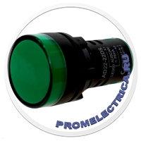 AD22-22DS-G Индикатор 220VAC зеленый AD22-22DS-G Индикатор 220VAC зеленый