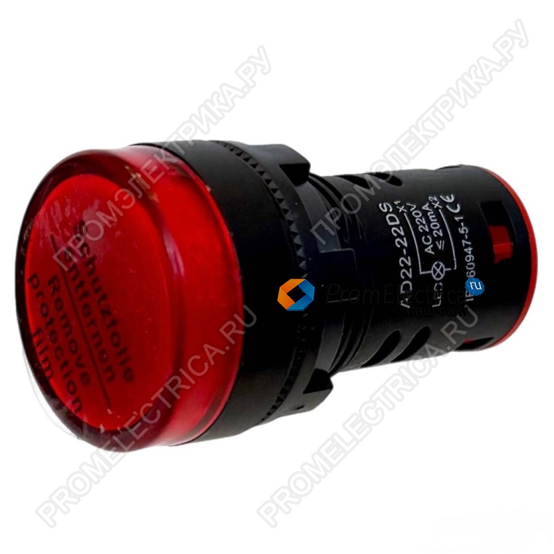 AD22-22DS-R Индикатор 24VAC/DC Красный