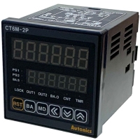 CT6M-I4 (100-240VAC) Цифровой счётчик-таймер, индикаторный, 72х72мм, 6 разрядов, сброс,100-240VAC Au