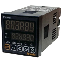 CT6S-2P2T 24-48VDC/24VAC Цифровой счётчик-таймер, 48х48мм, RS-485