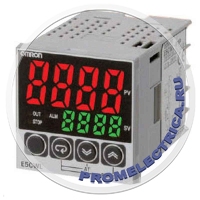 E5CWL-R1TC AC100-240 Регулятор температуры E5CWL, 48х48х60 мм цифровой, двойной дисплей, релейный вы