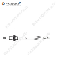 FD-620-13B Изломостойкий оптоволоконный кабель, болт М6, диффузное отражение, срабатывание до 100 мм