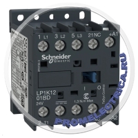 LP1K1201BD КОНТАКТОР K 3P,20A,НЗ,24V DС,ЗАЖИМ ПОД ВИНТ