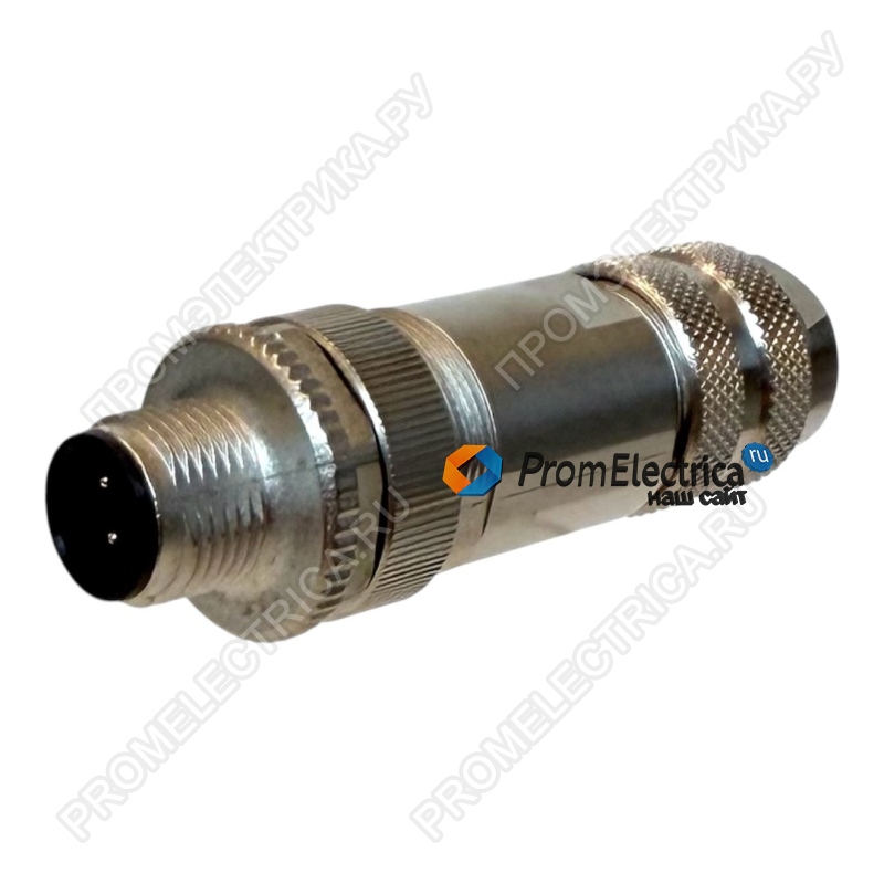 1521258 SACC-M12MSD-4CON-PG 7-SH разъем 4 pin прямой М12, кабельный штекер, PG7 Phoenix Contact