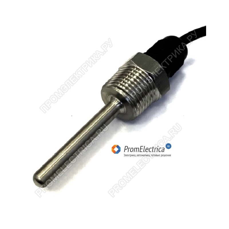 TW-Q(PT1000)50-1/2*3 TW-Q(Pt1000)50-1/2*3 Термосопротивление Pt1000, гильза 6x50mm резьба 1/2, кабель 3 метра