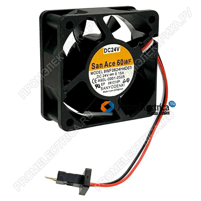9WF0624H4D03 Вентилятор 60x60x25мм, 24VDC