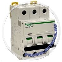 A9F75363 Выключатель автоматический iC120N /3п/ D80А 6,0 кА Schneider Electric