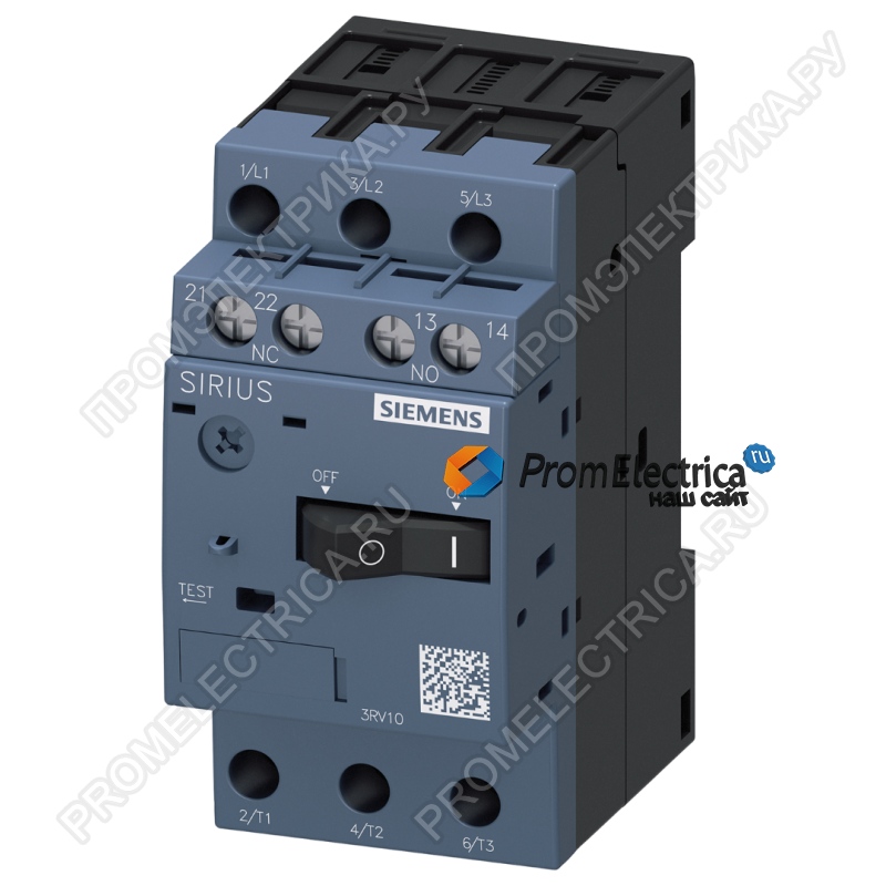 3RV1011-1GA15 ВЫКЛЮЧАТЕЛЬ АВТОМАТИЧЕСКИЙ, ТИПОРАЗМЕР S00, ДЛЯ ЗАЩИТЫ ЭЛЕКТРОДВИГАТЕЛЯ, КЛАСС 10, A-РАСЦЕПИТЕЛЬ 4.5...6.3A, N-РАСЦЕПИТЕЛЬ 76A, ВИНТОВЫЕ КЛЕММЫ