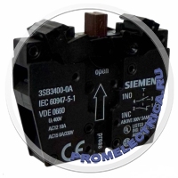 3SB3400-0A Контактная группа; NC + NO; 22мм; на фронтальную панель Siemens