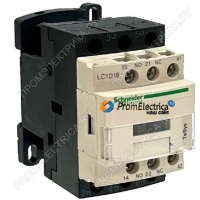 LC1D18C7 Контактор 3 пол, 18А, 36VAC Schneider Electric