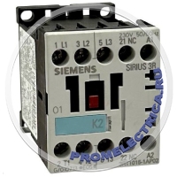 3RT1015-1AP02 КОНТАКТОР 3-ПОЛ., AC-3, 3 КВТ/ 400 V, 1НЗ, НОМ. НАПРЯЖЕНИЕ УПРАВЛЕНИЯ US = 230 V AC, 50 ГЦ, ТИПОРАЗМЕР S00