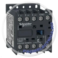 LC1K1610M7 Контактор 3-полюсный, 16А, 220 VAC Schneider Electric