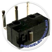 D2F-01-A Микропереключатель SNAP ACTION; без рычага; SPDT; 0,1A/30ВDC