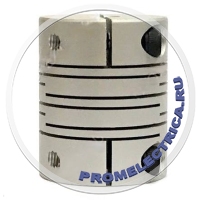 SRB-22C-6*10 Муфта разрезная, d=22 мм, с зажимным кольцом, диаметры валов 6*10мм